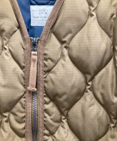 TAION（タイオン）TAION (タイオン) ミリタリーオーバーカーディガン ブラウン サイズ:Mの古着・服飾アイテム