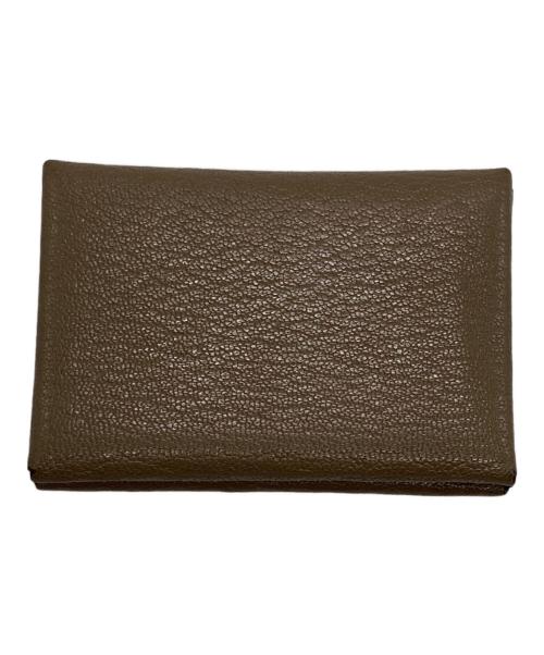 HERMES（エルメス）HERMES (エルメス) カルヴィデュオ コインケース ブラウンの古着・服飾アイテム