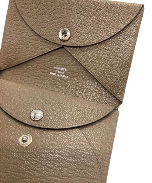 HERMES（エルメス）HERMES (エルメス) カルヴィデュオ コインケース ブラウンの古着・服飾アイテム