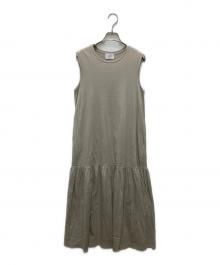 UNITED ARROWS TOKYO（ユナイテッドアローズトウキョウ）の古着「カットソーマキシワンピース」｜グリーン