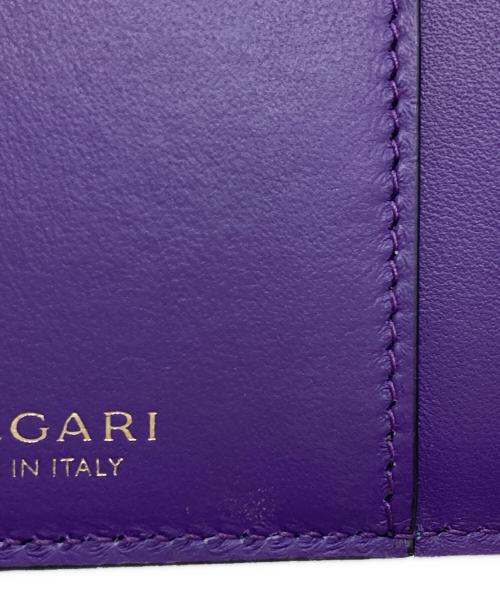 BVLGARI（ブルガリ）BVLGARI (ブルガリ) 2つ折り財布 グリーンの古着・服飾アイテム