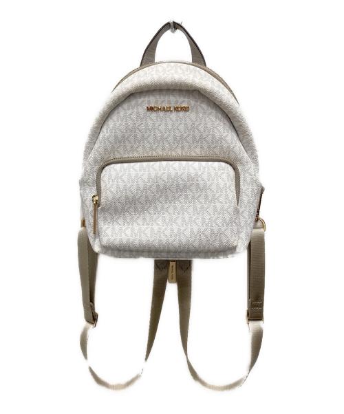 MICHAEL KORS（マイケル・コース）MICHAEL KORS (マイケル・コース) リュック ホワイトの古着・服飾アイテム
