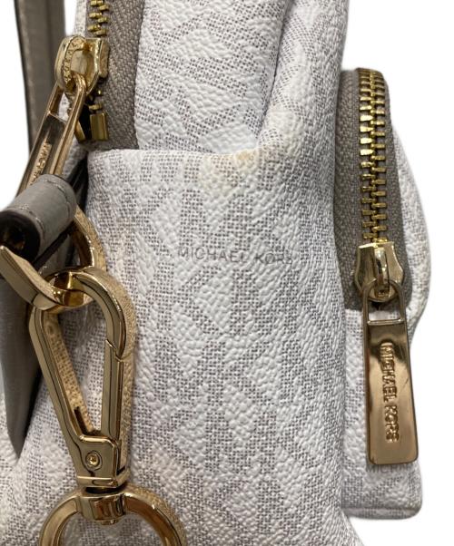 MICHAEL KORS（マイケル・コース）MICHAEL KORS (マイケル・コース) リュック ホワイトの古着・服飾アイテム