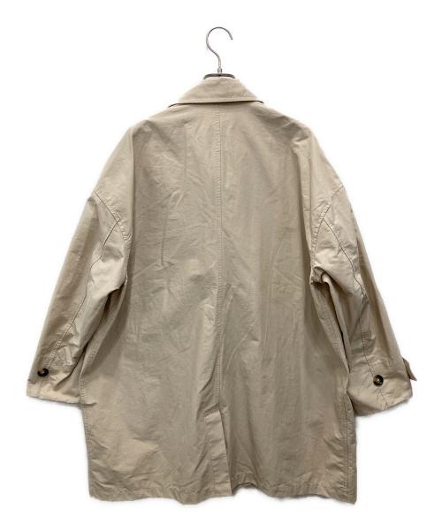 URBAN RESEARCH DOORS（アーバンリサーチドアーズ）URBAN RESEARCH DOORS (アーバンリサーチドアーズ) スタンドカラーミドルコート ベージュ サイズ:Mの古着・服飾アイテム