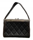 CHANELシャネル）の古着「マトラッセバニティバッグ」｜ブラック
