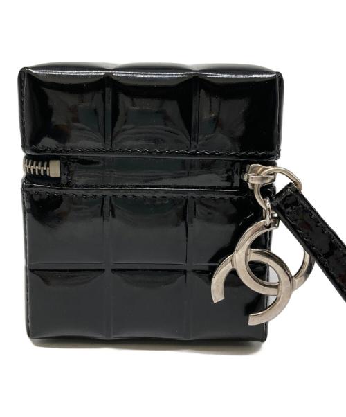 CHANEL（シャネル）CHANEL (シャネル) リストレットキューブハンドバッグ ブラックの古着・服飾アイテム