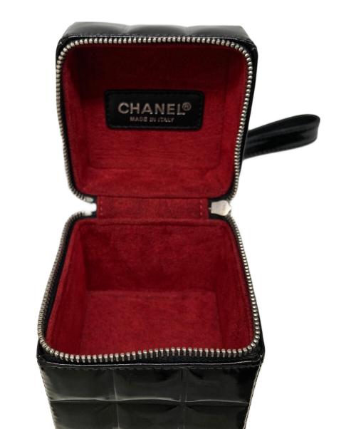 CHANEL（シャネル）CHANEL (シャネル) リストレットキューブハンドバッグ ブラックの古着・服飾アイテム