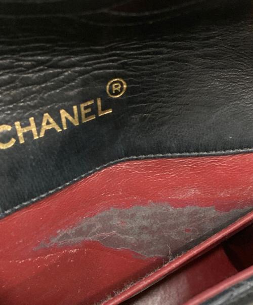 CHANEL（シャネル）CHANEL (シャネル) デカココ マトラッセ チェーンショルダーバッグ ブラックの古着・服飾アイテム