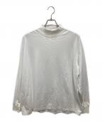 COMOLIコモリ）の古着「コットンジャージ モックネックプルオーバー」｜ホワイト