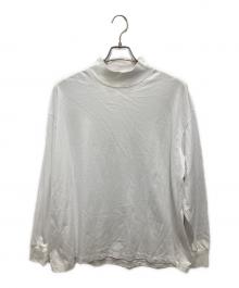 COMOLI（コモリ）の古着「コットンジャージ モックネックプルオーバー」｜ホワイト