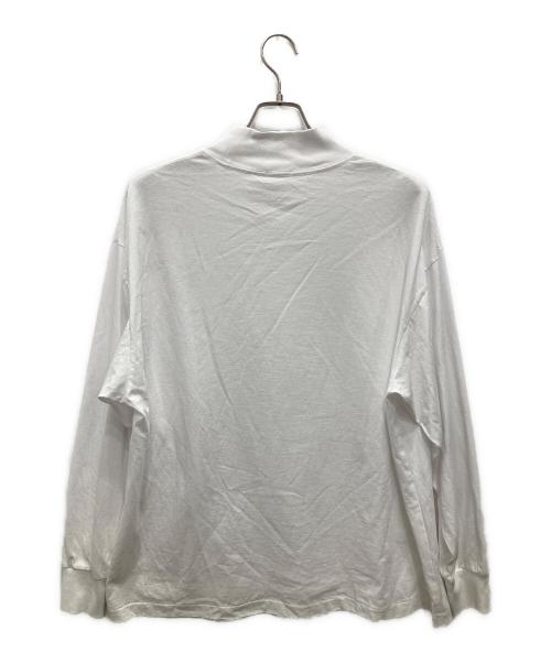 COMOLI（コモリ）COMOLI (コモリ) コットンジャージ モックネックプルオーバー ホワイト サイズ:不明（実寸をご確認ください）の古着・服飾アイテム