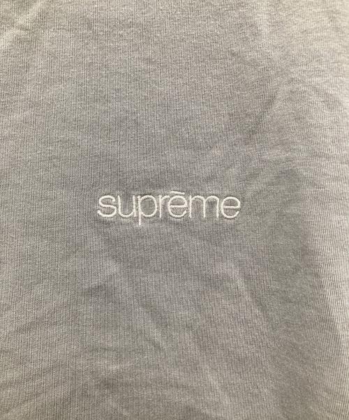 SUPREME（シュプリーム）Supreme (シュプリーム) MOCK neck l/s top/モック ネック ロングスリープ トップ グレー サイズ:Lの古着・服飾アイテム
