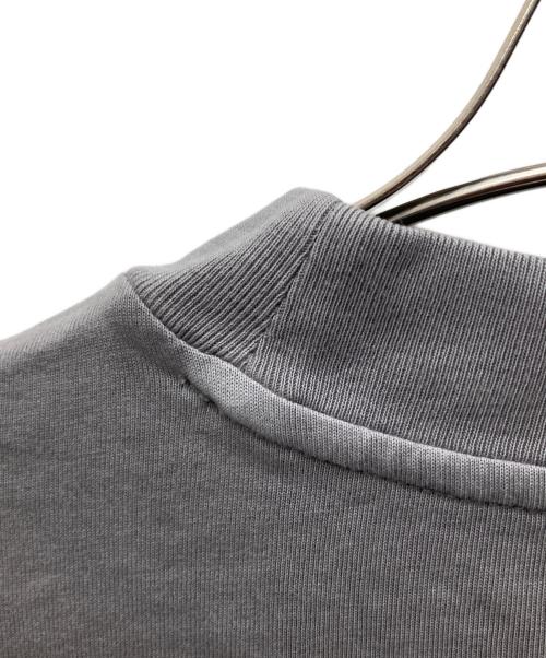 SUPREME（シュプリーム）Supreme (シュプリーム) MOCK neck l/s top/モック ネック ロングスリープ トップ グレー サイズ:Lの古着・服飾アイテム