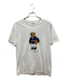 POLO RALPH LAUREN（ポロ・ラルフローレン）の古着「ポロベアプリントカットソー」｜ホワイト