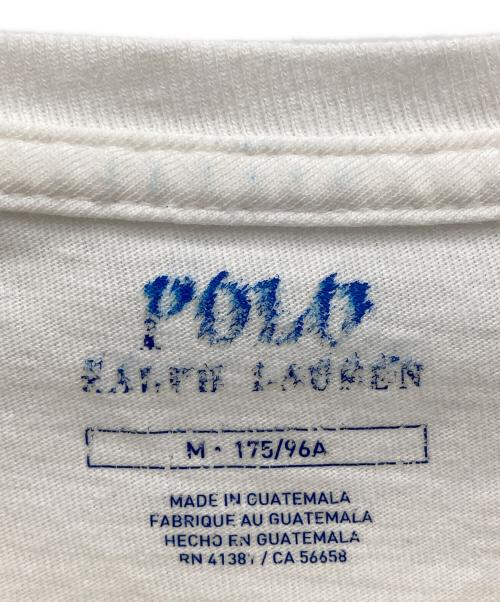 POLO RALPH LAUREN（ポロ・ラルフローレン）POLO RALPH LAUREN (ポロ・ラルフローレン) ポロベアプリントカットソー ホワイト サイズ:Mの古着・服飾アイテム