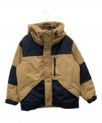 CAMP 7キャンプ７）の古着「ダウンジャケット」｜ベージュ×ブラック