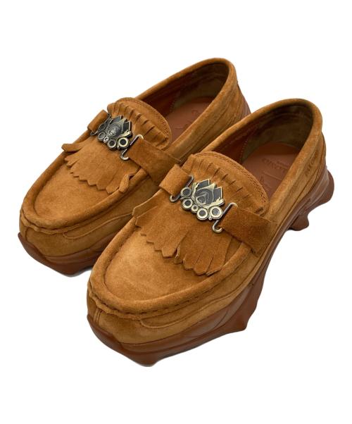 PUMA（プーマ）PUMA (プーマ) Palomo Spain (パロモスペイン) NITEFOX LOAFER SD PALOMO TEAK ブラウン サイズ:24.5の古着・服飾アイテム