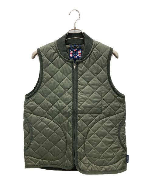 LAVENHAM（ラベンハム）LAVENHAM (ラベンハム) TELFORD/キルティングベスト オリーブ サイズ:M 未使用品の古着・服飾アイテム