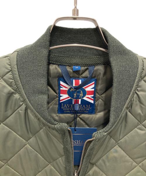 LAVENHAM（ラベンハム）LAVENHAM (ラベンハム) TELFORD/キルティングベスト オリーブ サイズ:M 未使用品の古着・服飾アイテム