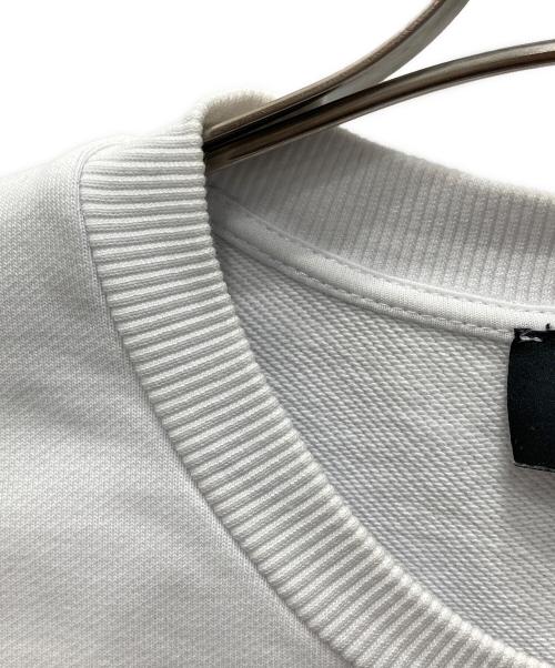 DIESEL（ディーゼル）DIESEL (ディーゼル) クルーネックスウェット ホワイト サイズ:Lの古着・服飾アイテム