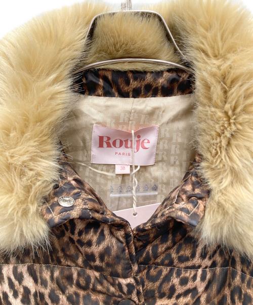 rouje paris（ルージュ）rouje paris (ルージュ) 中綿ジャケット ブラウン サイズ:38の古着・服飾アイテム