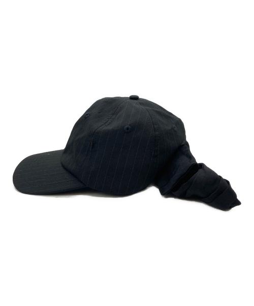 MAISON SPECIAL（メゾンスペシャル）MAISON SPECIAL (メゾンスペシャル) Back Ribbon Cap ブラックの古着・服飾アイテム