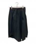 COMME des GARCONSコムデギャルソン）の古着「ポリエステルスカート」｜ブラック