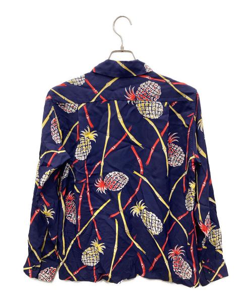 Sun Surf（サンサーフ）Sun Surf (サンサーフ) レーヨンアロハシャツ パープル サイズ:Sの古着・服飾アイテム