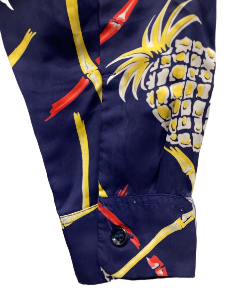 Sun Surf（サンサーフ）Sun Surf (サンサーフ) レーヨンアロハシャツ パープル サイズ:Sの古着・服飾アイテム