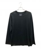 REGULATION Yohji Yamamotoレギュレーションヨウジヤマモト）の古着「ロングスリーブカットソー」｜ブラック