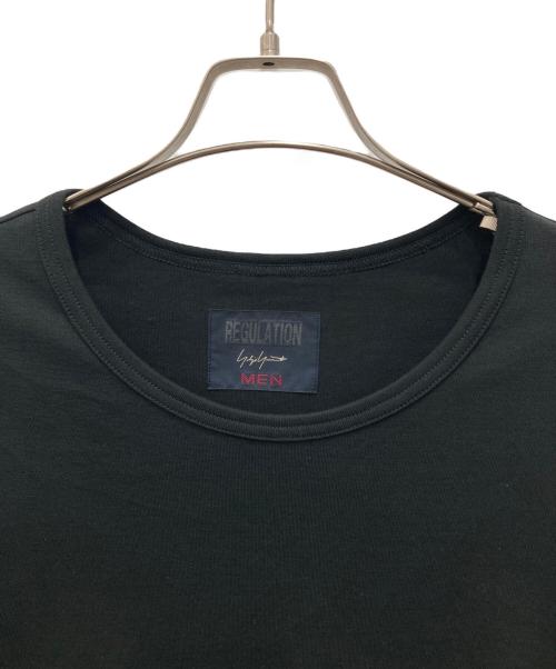 REGULATION Yohji Yamamoto（レギュレーションヨウジヤマモト）REGULATION Yohji Yamamoto (レギュレーションヨウジヤマモト) ロングスリーブカットソー ブラック サイズ:3の古着・服飾アイテム