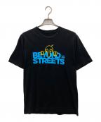 BEYOND The STREETSビヨンド・ザ・ストリート）の古着「プリントTシャツ」｜ブラック