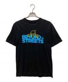 BEYOND The STREETS（ビヨンド・ザ・ストリート）の古着「プリントTシャツ」｜ブラック