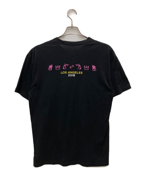 BEYOND The STREETS（ビヨンド・ザ・ストリート）BEYOND The STREETS (ビヨンド・ザ・ストリート) プリントTシャツ ブラック サイズ:Lの古着・服飾アイテム
