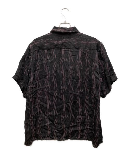 Needles（ニードルズ）Needles (ニードルズ) C.O.B. S/S Classic Shirt/シー・オー・ビー ショートスリーブ クラシック シャツ パープル×ブラック サイズ:XLの古着・服飾アイテム
