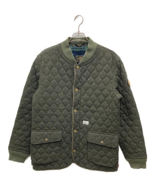 WTAPS（ダブルタップス）WTAPS (ダブルタップス) ウールキルティングジャケット オリーブ サイズ:XLの古着・服飾アイテム