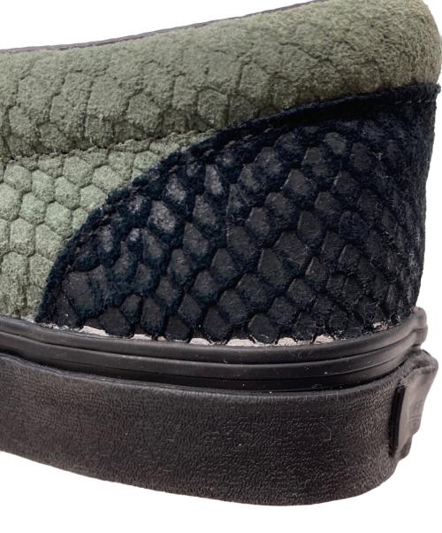VANS（ヴァンズ）VANS (バンズ) HARRY POTTER (ハリーポッター) スリザリンモデルローカットスニーカー ブラック×オリーブ サイズ:28の古着・服飾アイテム