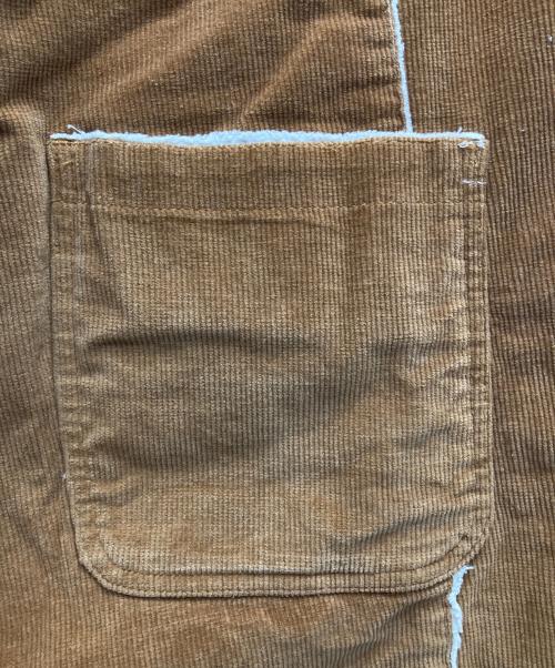 kooi（コーイ）KOOI (コーイ) カットオフコーデュロイパンツ ブラウン サイズ:2の古着・服飾アイテム