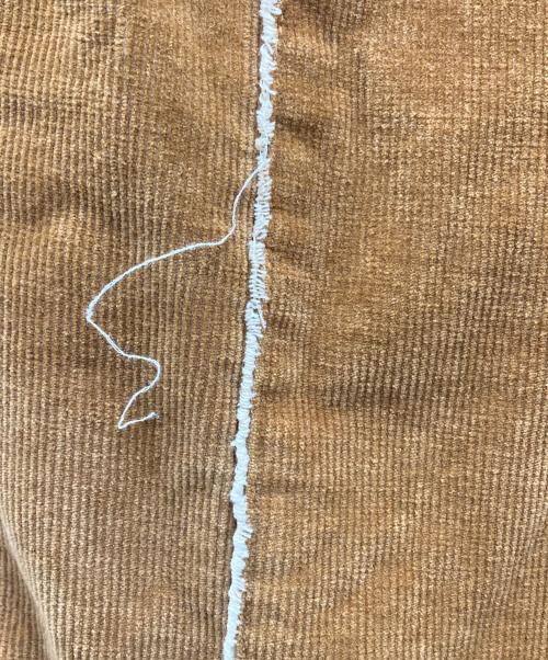 kooi（コーイ）KOOI (コーイ) カットオフコーデュロイパンツ ブラウン サイズ:2の古着・服飾アイテム