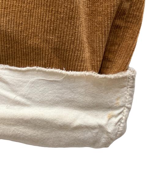 kooi（コーイ）KOOI (コーイ) カットオフコーデュロイパンツ ブラウン サイズ:2の古着・服飾アイテム