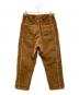 KOOI (コーイ) カットオフコーデュロイパンツ ブラウン サイズ:2：6000円