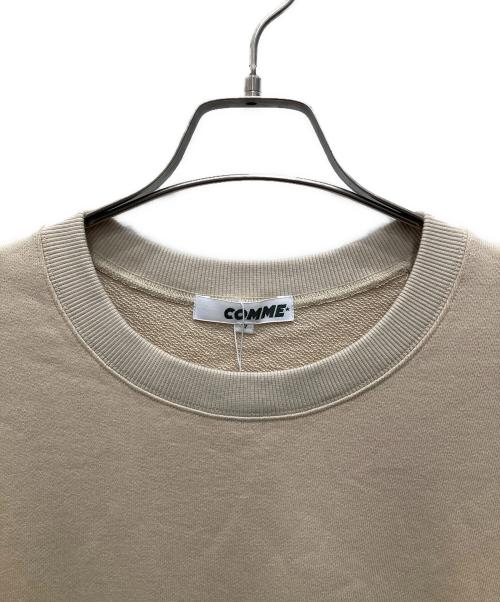 COMME（コメ）COMME (コメ) クルーネックスウェット ベージュ サイズ:F 未使用品の古着・服飾アイテム