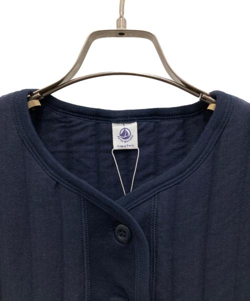 PETIT BATEAU（プチバトー）PETIT BATEAU (プチバトー) キルティングベスト ネイビー サイズ:Lの古着・服飾アイテム
