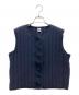 PETIT BATEAU（プチバトー）の古着「キルティングベスト」｜ネイビー