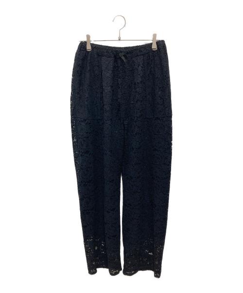 MATOKAMATOKA Re:WORK（マトカマトカ リワーク）MATOKAMATOKA Re:WORK (マトカマトカ リワーク) ヴィンテージリメイクカットワークワイドパンツ ブラック サイズ:F 未使用品の古着・服飾アイテム