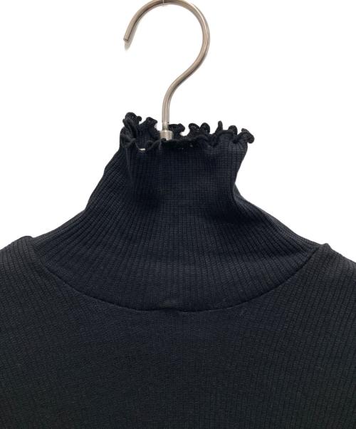 hakuji（ハクジ）HAKUJI (ハクジ) Wool rib H/N PO/カットソー ブラック サイズ:F 未使用品の古着・服飾アイテム