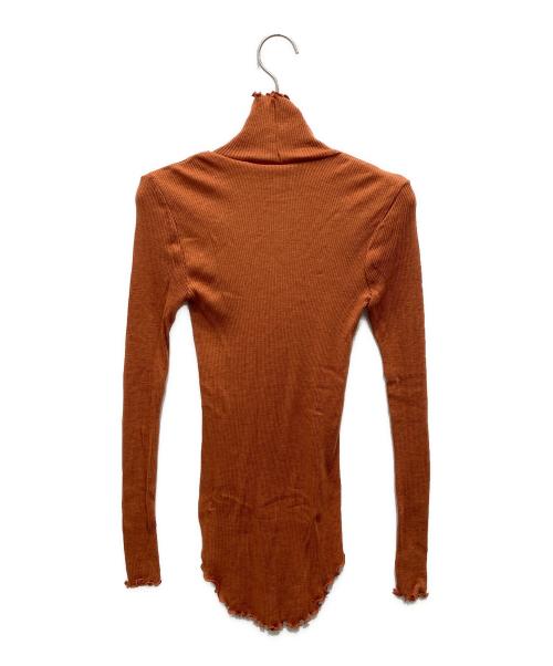 hakuji（ハクジ）HAKUJI (ハクジ) Wool rib H/N PO/カットソー ブラウン サイズ:F 未使用品の古着・服飾アイテム