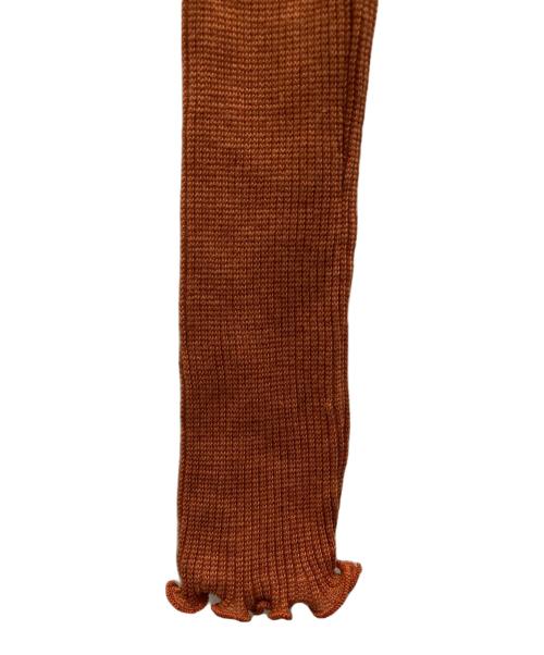 hakuji（ハクジ）HAKUJI (ハクジ) Wool rib H/N PO/カットソー ブラウン サイズ:F 未使用品の古着・服飾アイテム