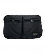 PORTERポーター）の古着「ウエストバッグ」｜ブラック