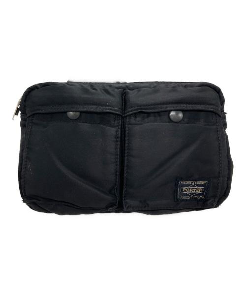 PORTER（ポーター）PORTER (ポーター) ウエストバッグ ブラックの古着・服飾アイテム